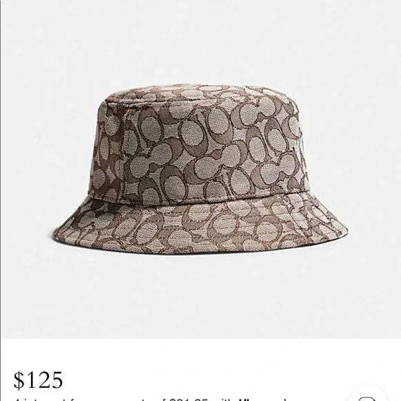 Coach | Accessories | Coach Signature Jacquard Bucket Hat  display picture 3